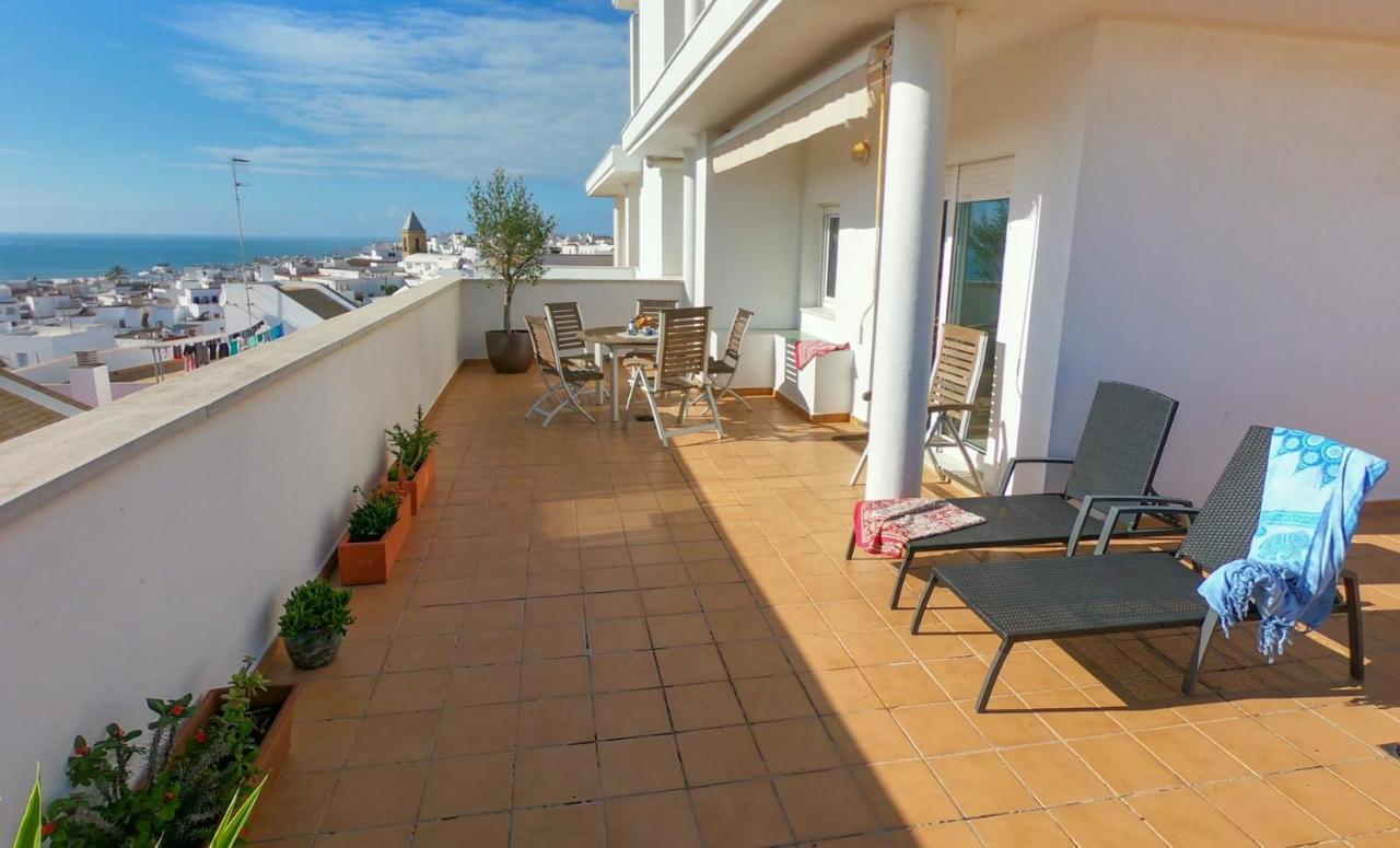 Terraza Trafalgar Apartamento Tipo Penthouse Con Enorme Terraza Y Vistas Al Mar Conil De La Frontera Exteriör bild