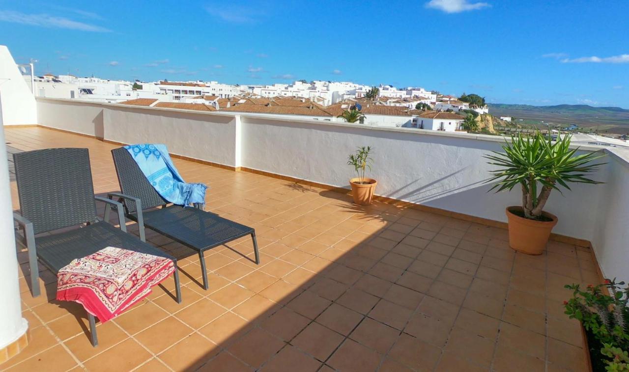 Terraza Trafalgar Apartamento Tipo Penthouse Con Enorme Terraza Y Vistas Al Mar Conil De La Frontera Exteriör bild